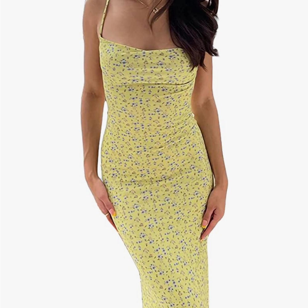 Low cut back dress
